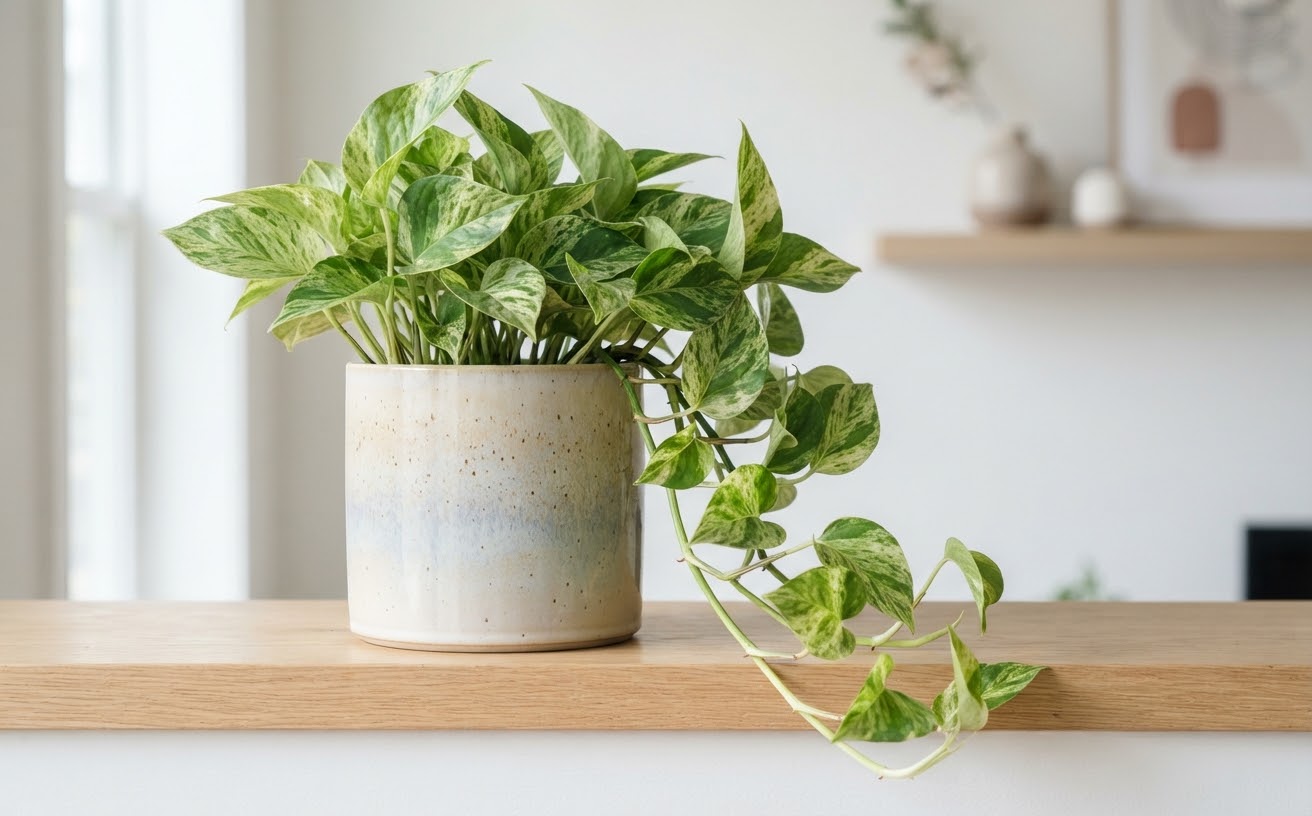 Money Plant in Ceramic Pot — Customer Favourite